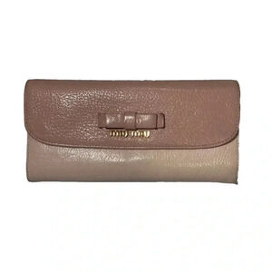 MIU MIU Two tone pink wallet